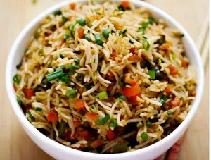 Veg. Triple Fried Rice