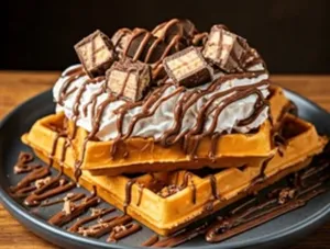 1 Nutella Waffle With Ice cream