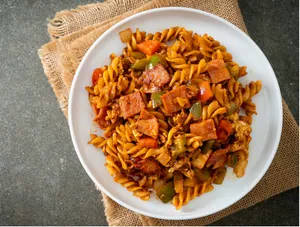 Spicy Paneer Pasta