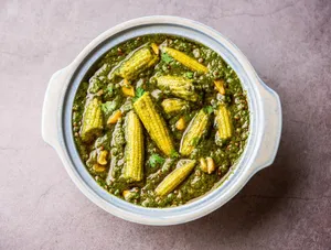 Baby Corn Palak