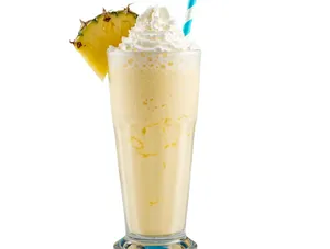 Pineapple Shake With Ice Cream